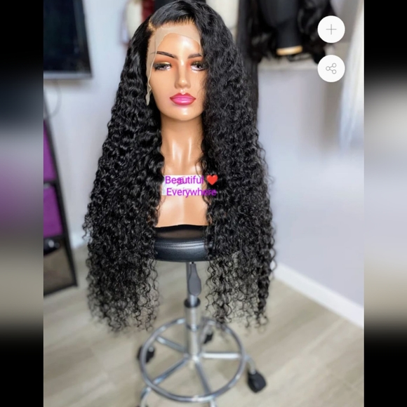 Human Hair Lace Frontal Wig - Picture 3 of 6